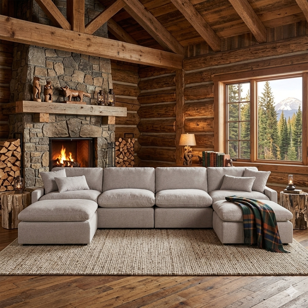 Minnesota Rustic Living Room