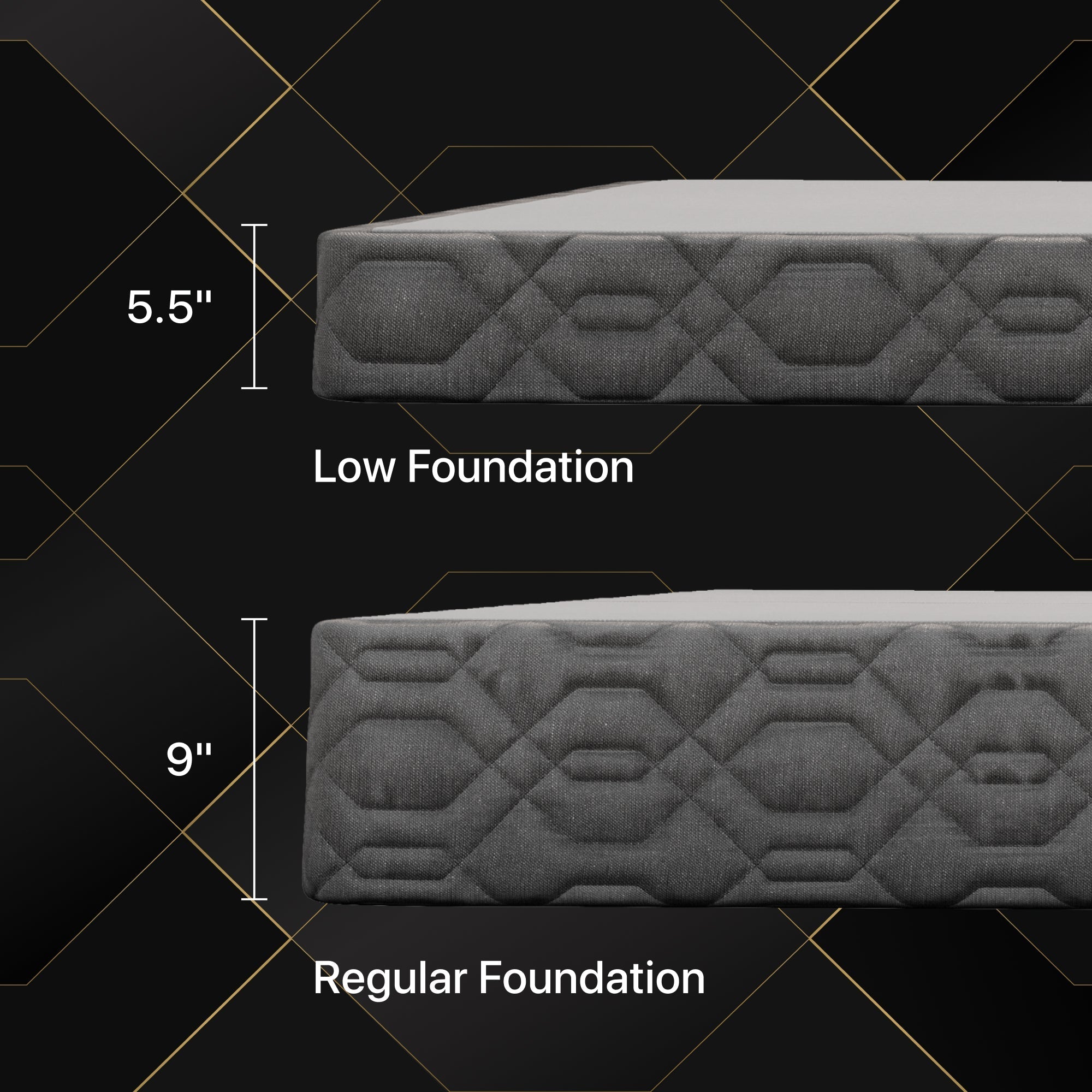 Beautyrest Black Mattress Foundation - detail view