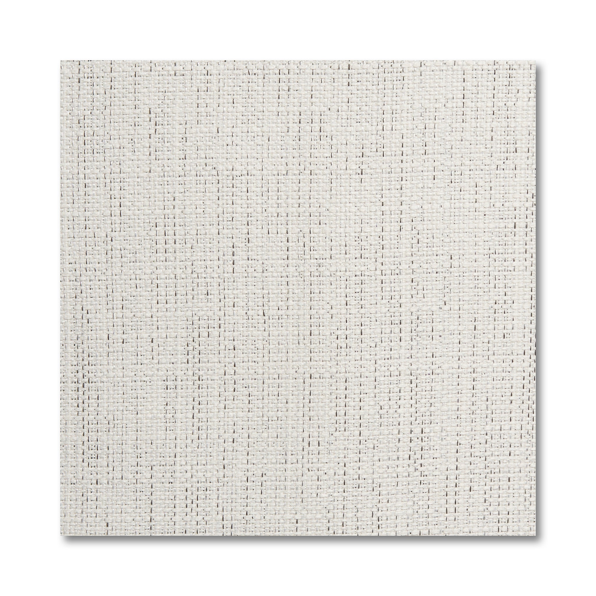 Sample of My Cloud Slope 4 Piece Straight fabric in white with a subtle grid-like textured pattern created by horizontal and vertical threads.