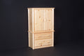 Northwoods 2 Drawer Armoire - clear finish