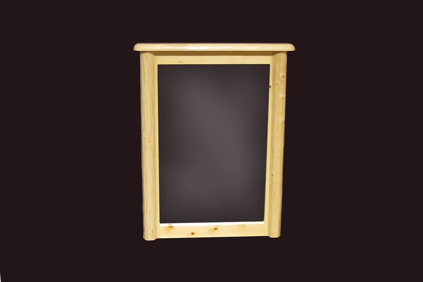 Northwoods Log Mirror