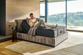 Beautyrest Black Luxury Adjustable Base with mattress lifestyle view