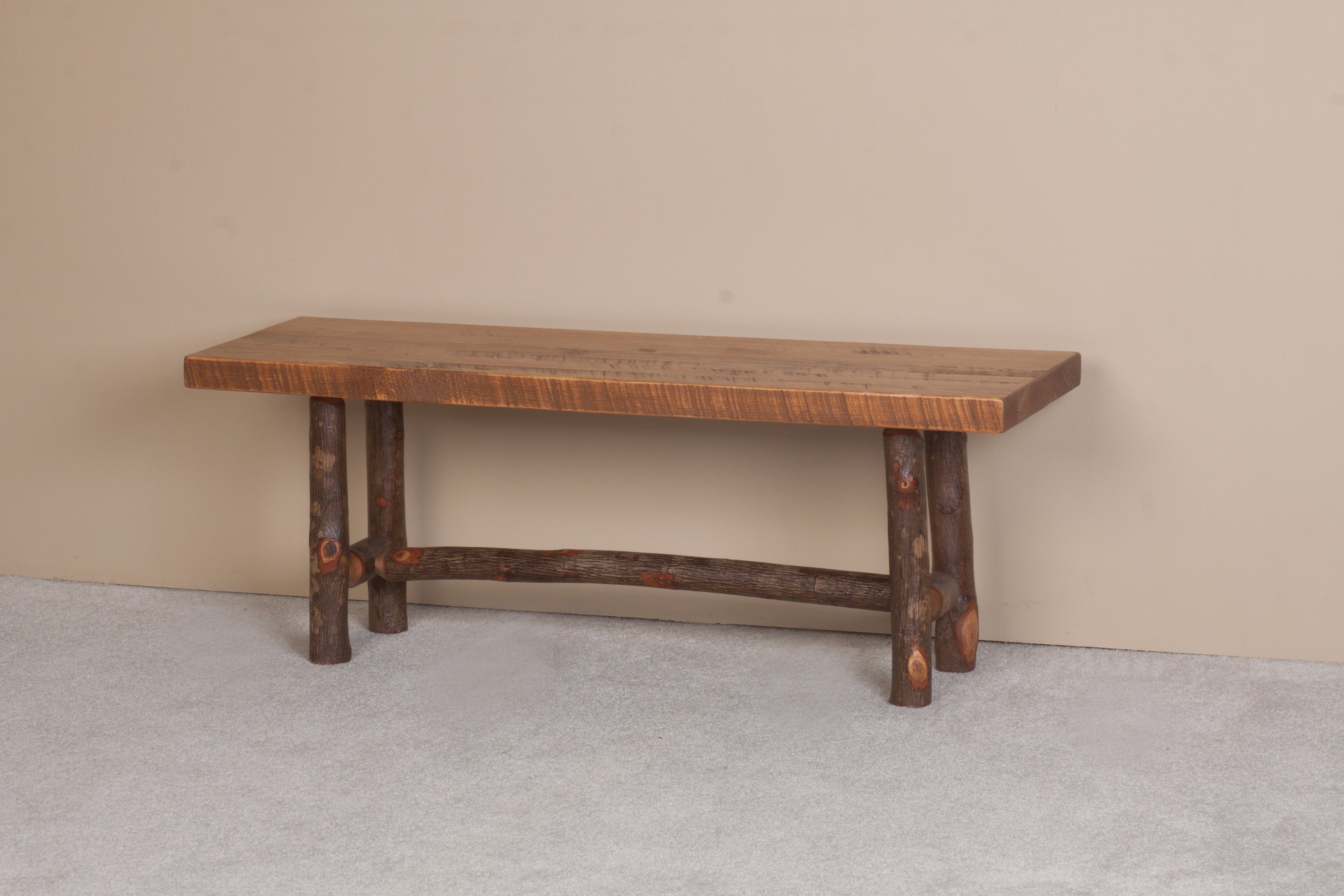 Sawtooth Hickory Bench