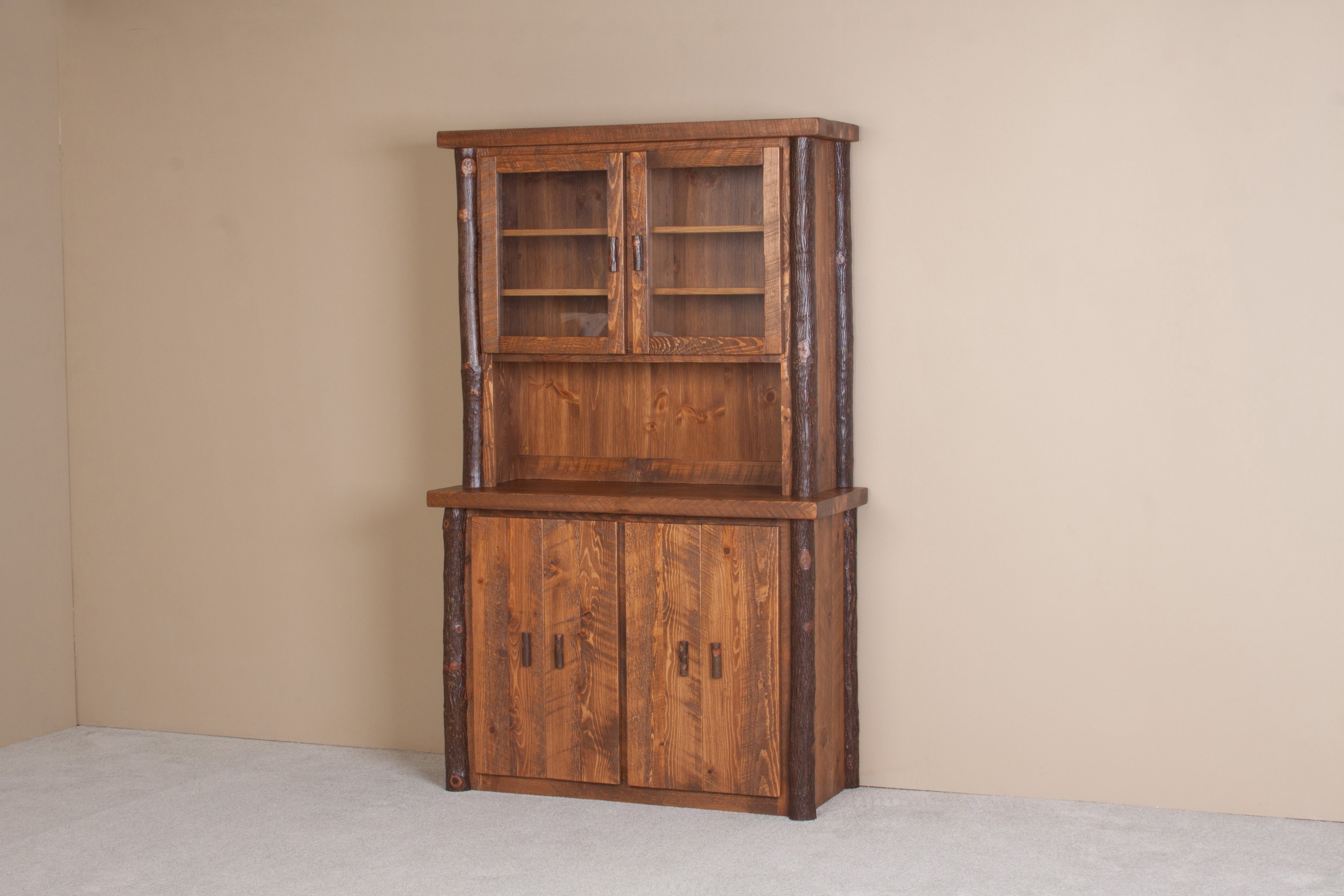 Sawtooth Hickory Buffet and Hutch