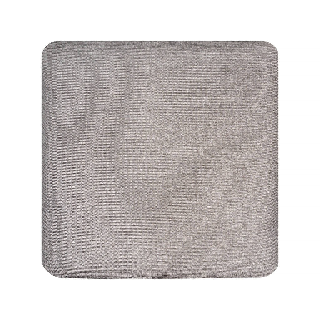 The My Cloud Slope Cushion Cover is a square, light gray fabric with slightly rounded corners and a soft woven texture, perfect for refreshing any My Cloud sectionals look.