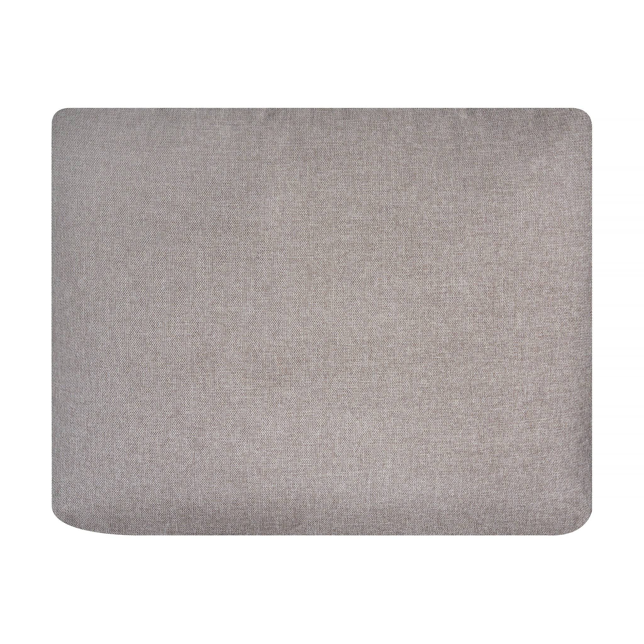 The My Cloud Slope Cushion Cover features a smooth, light gray fabric with slightly rounded corners and a uniform texture, presented against a white backdrop. Its perfect for those seeking customizable comfort as part of the My Cloud sectional.