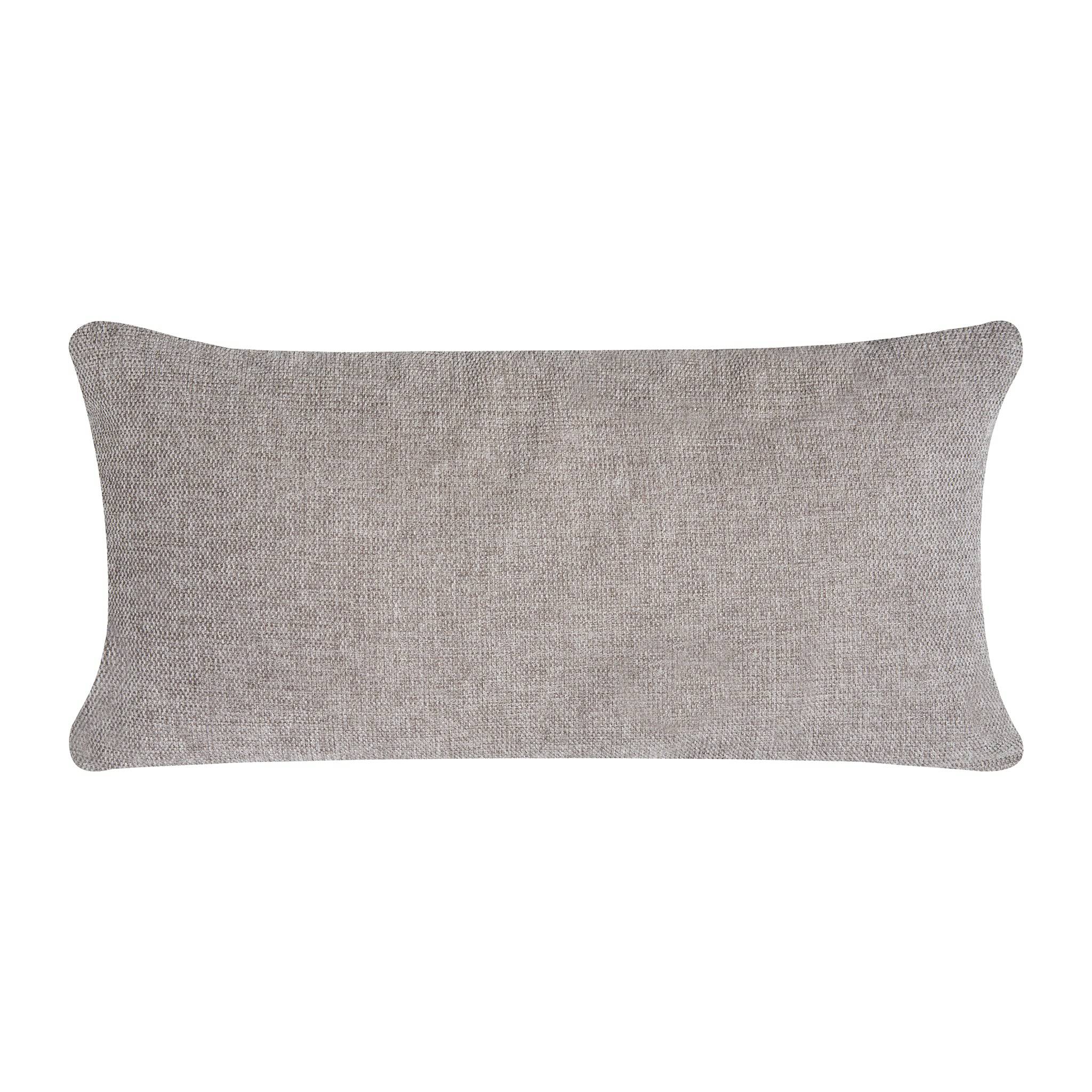 The My Cloud Slope Pillow, a versatile beige lumbar pillow with a textured polyester surface and subtle woven pattern, is viewed from the top against a white background.