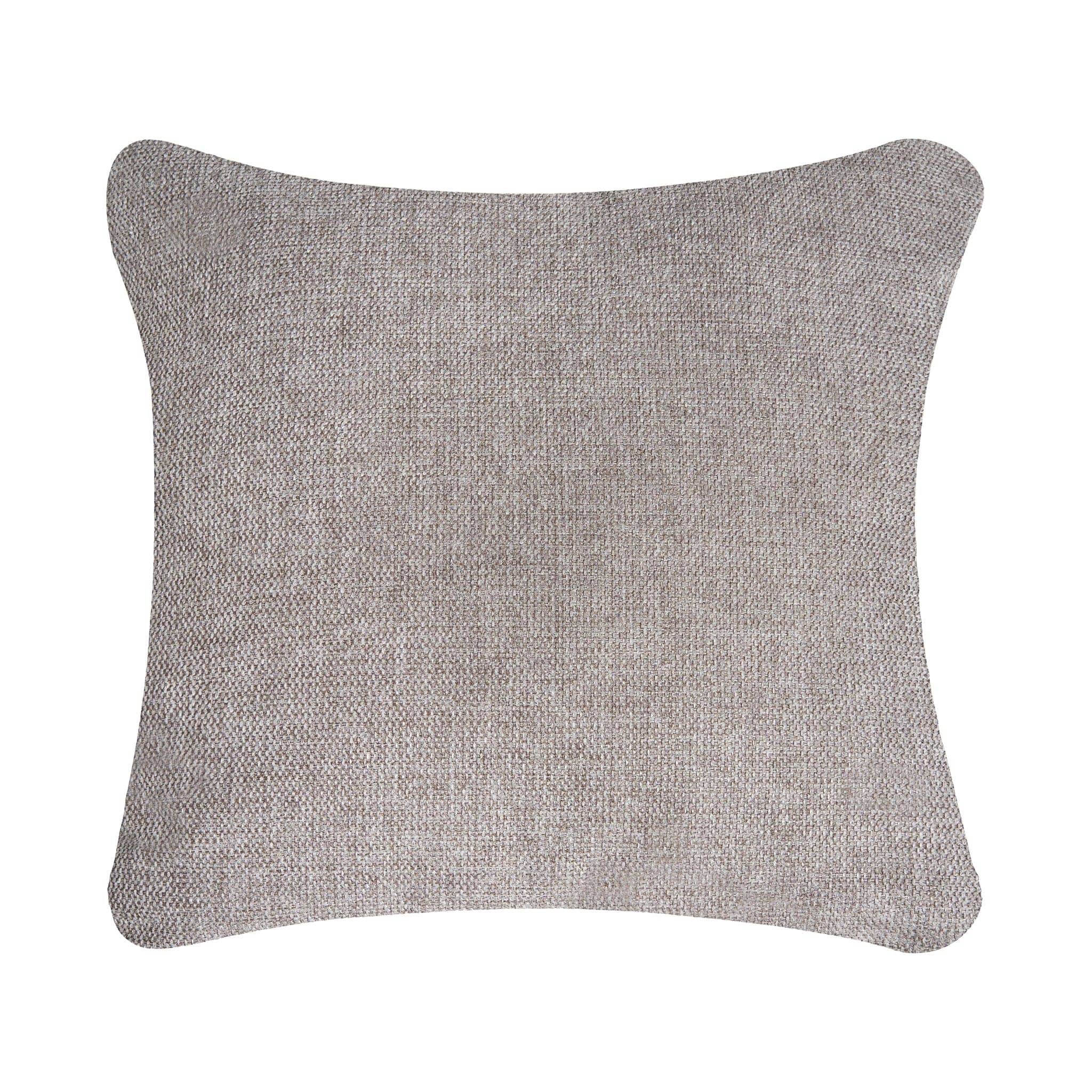 The My Cloud Slope Pillow is an outrageously comfortable, square, beige throw pillow crafted from versatile polyester with textured detailing and rounded corners, set against a crisp white background.