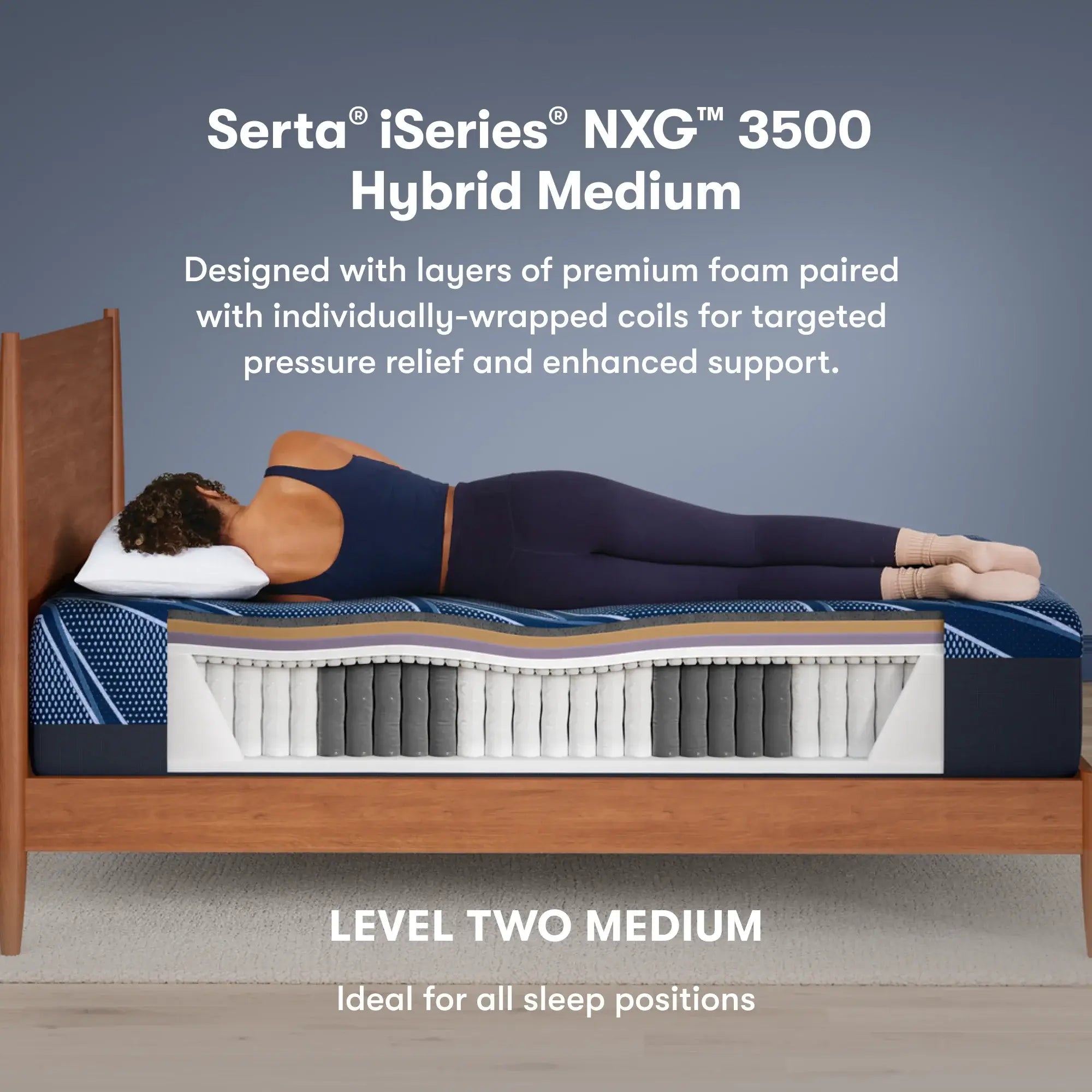 Serta iSeries Hybrid 3500 detail